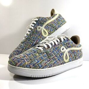 John Geiger GF-01 Mens Size 14 "Blue Tweed/Multi/White" Lifestyle Sneakers